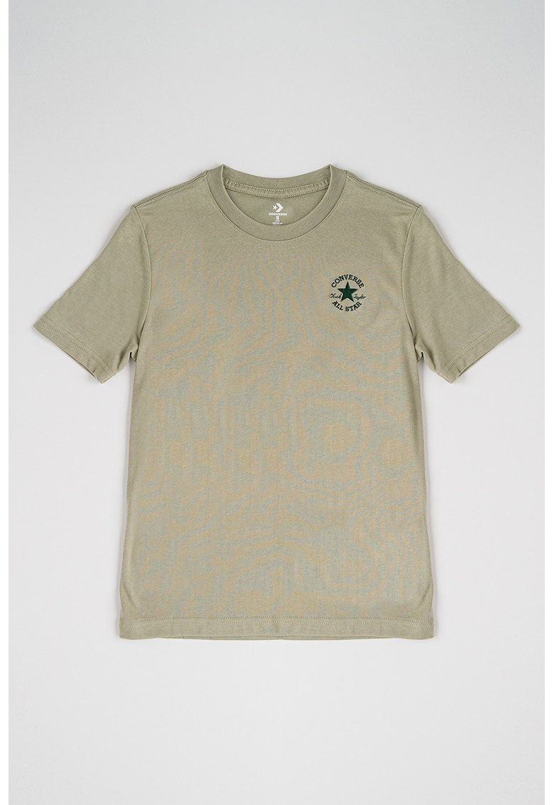 Oferte la Tricou cu aplicatie logo - Verde masliniu