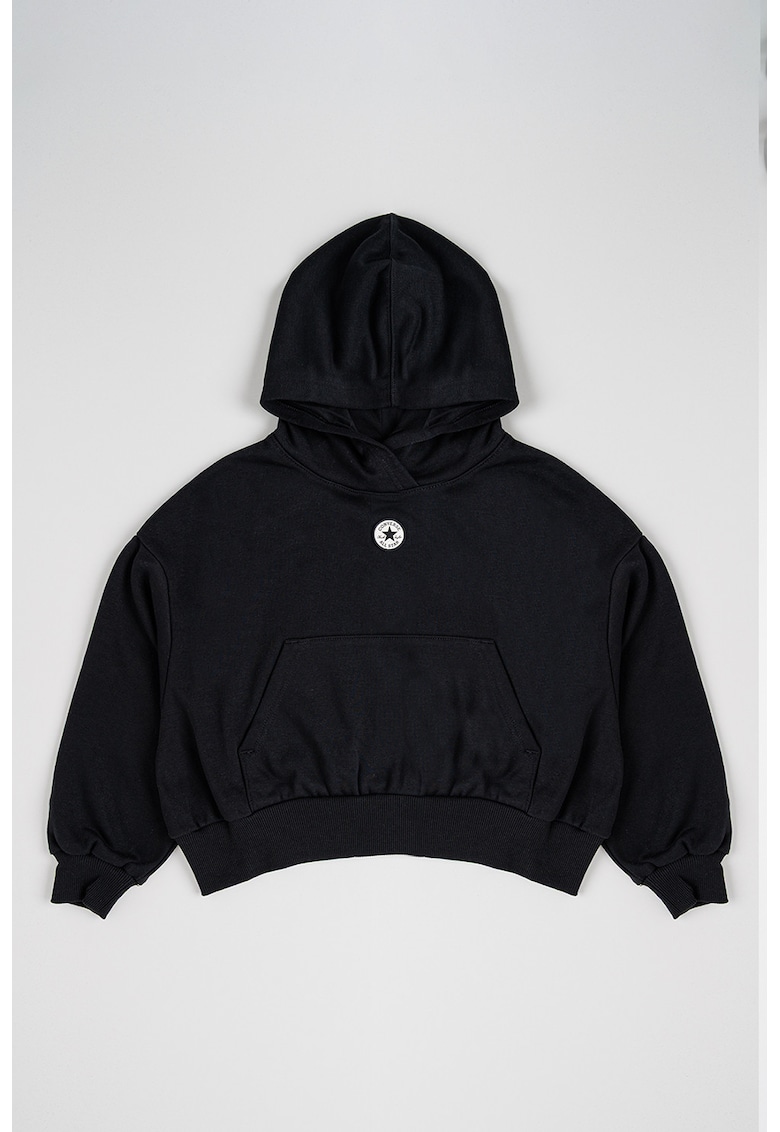 Oferte la Hanorac relaxed-fit cu buzunar kangaroo - Negru