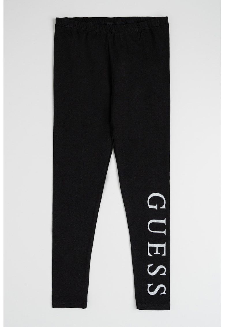 Oferte la Colanti din amestec de bumbac cu imprimeu logo - Negru/Argintiu