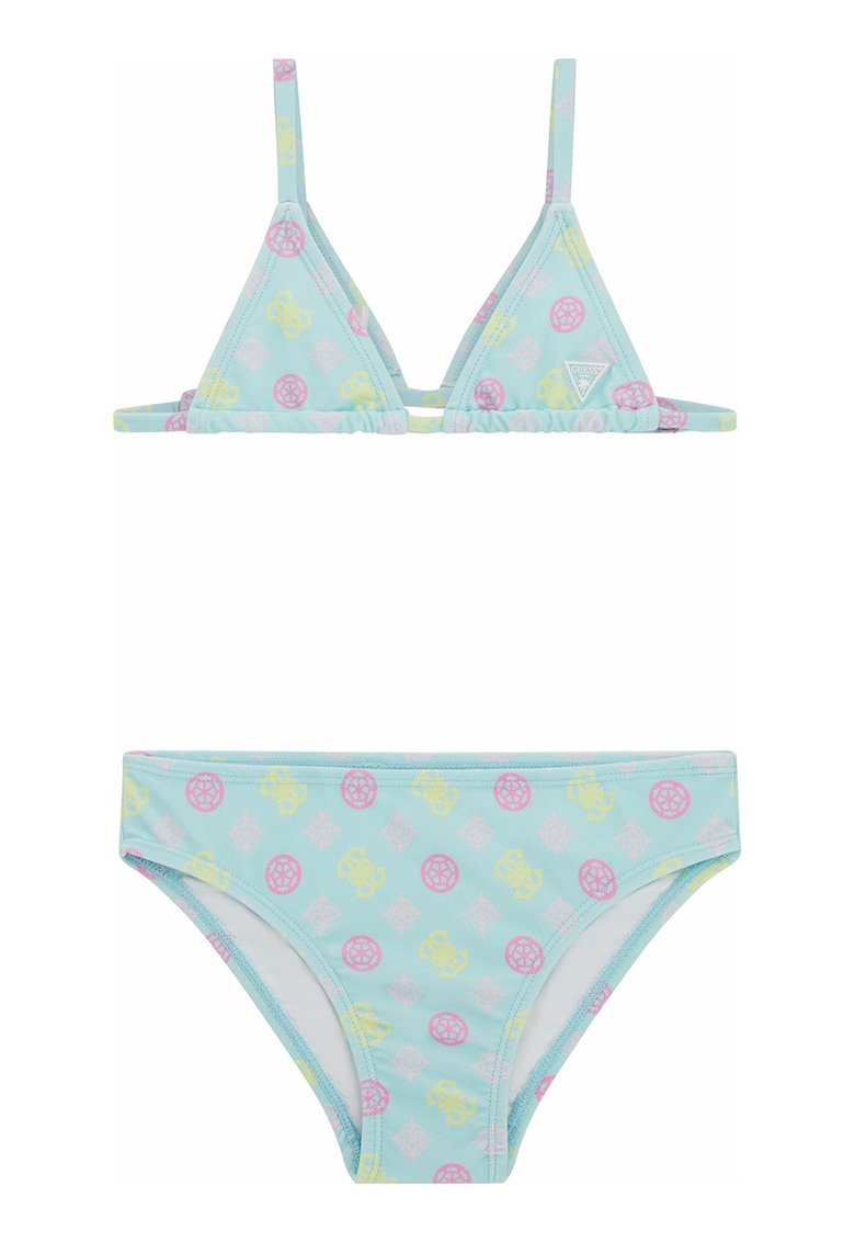 Oferte la Costum de baie cu doua piese si monograma - Albastru glaciar