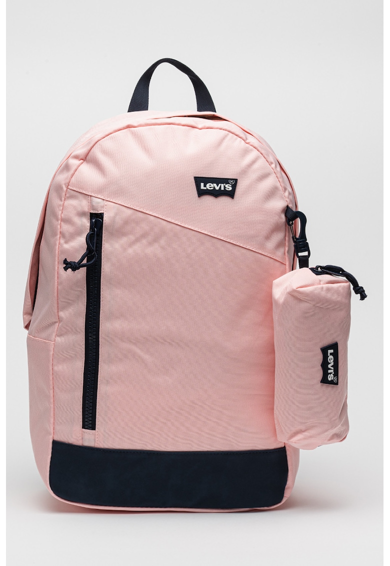 Oferte la Rucsac cu logo - Negru/Roz pastel