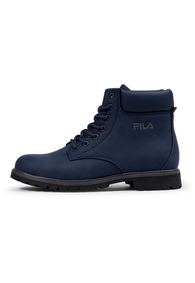 Oferte la Bocanci mid-cut de piele ecologica Maverick - Albastru inchis