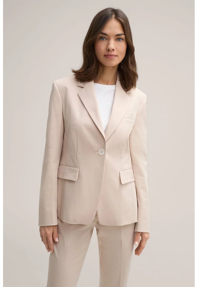 Oferte la Sacou slim fit cu inchidere la un singur rand de nasturi WN1 - Bej