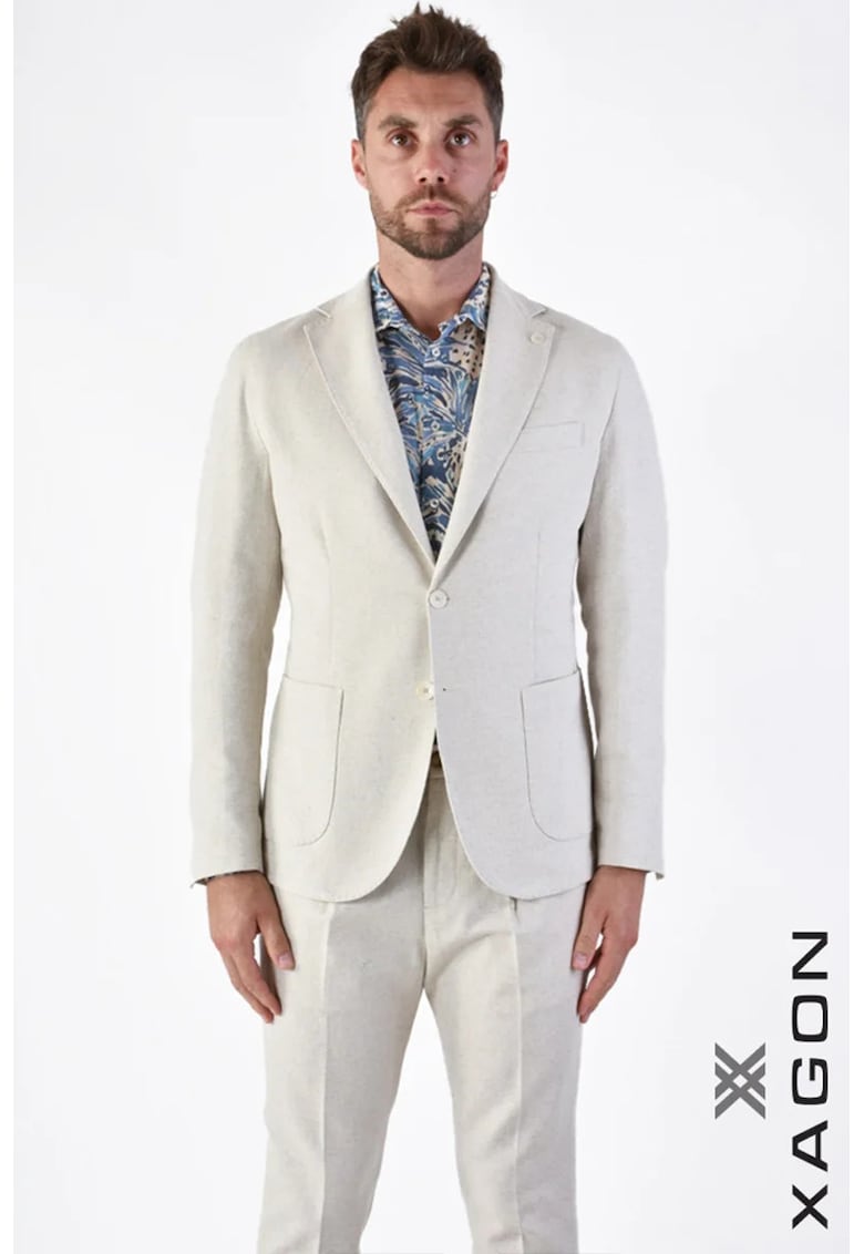 Oferte la Sacou regular fit - cu inchidere la un singur rand de nasturi XG1 - Crem