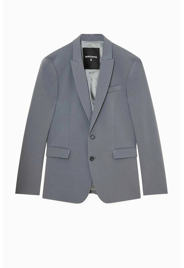 Oferte la Sacou regular fit cu închidere la un singur rând de nasturi PP2 - Gri