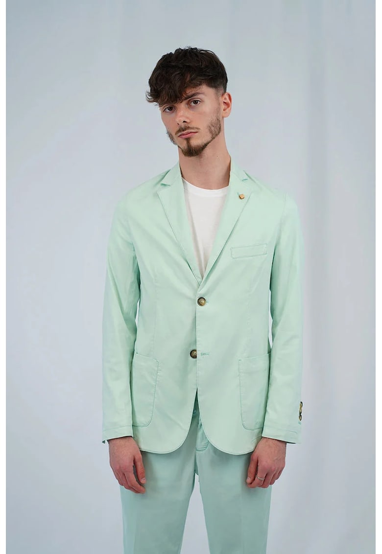 Oferte la Sacou fără dublură - de vară cu buzunare aplicate - Verde