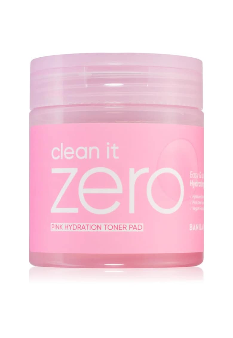 Oferte la Toner de fata dischete -  Clean it Zero Pink Hydrattion Toner Pad - 70 buc