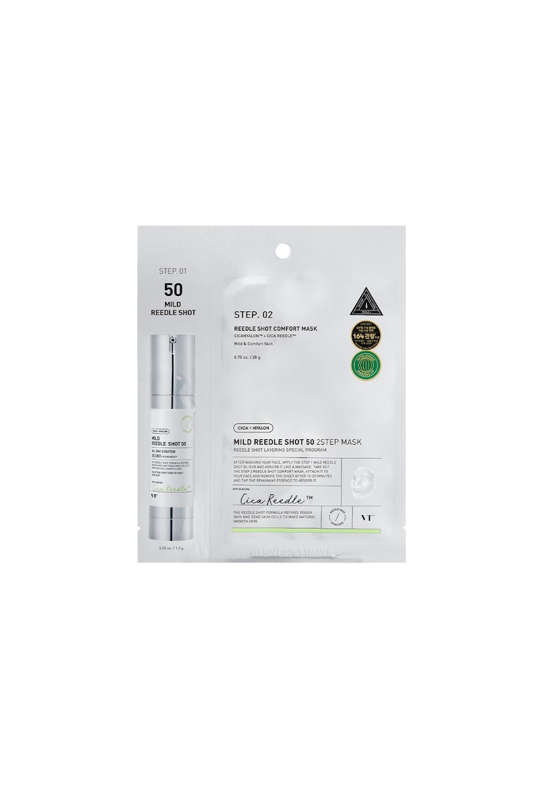 Oferte la Mild Reedle Shot 50 2-Step Masca de fata 1 -5 gr