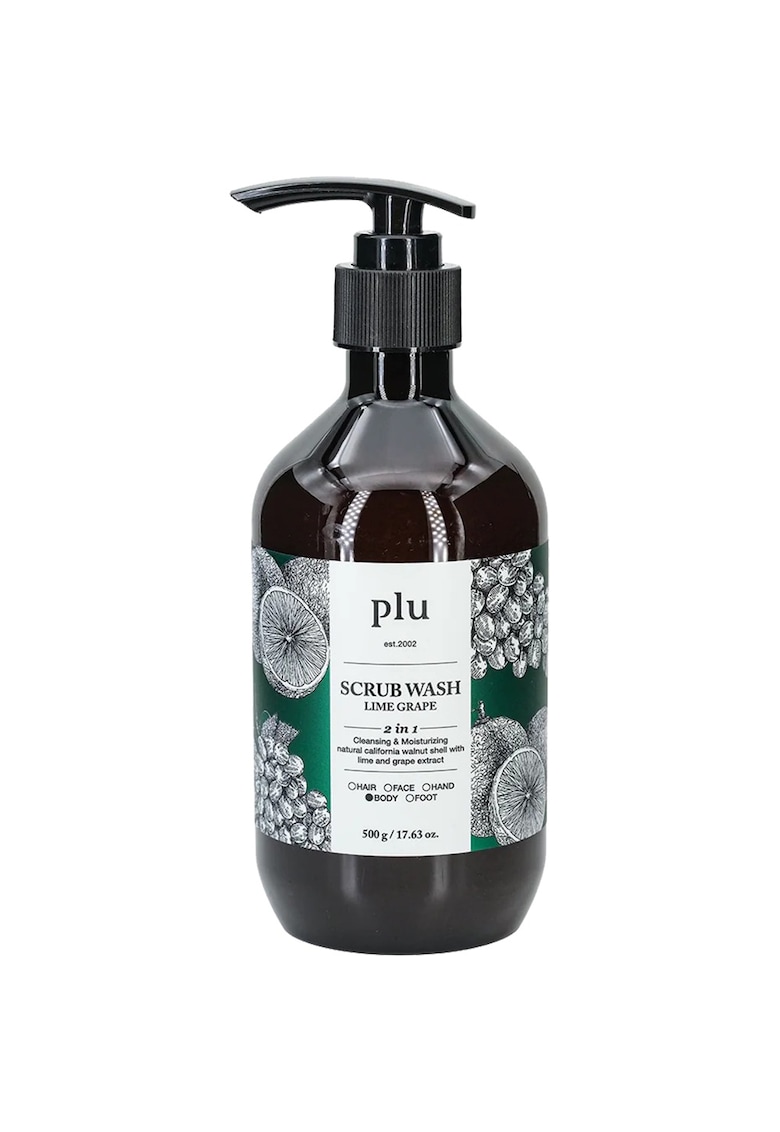 Oferte la Scrub Wash Lime and Grape Gel de dus exfoliant cu extract de lamaie 500 gr