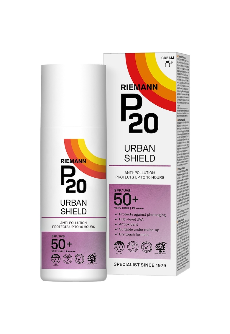 Oferte la Crema de fata cu protectie solara SPF 50+  Urban Shield - 50 ml