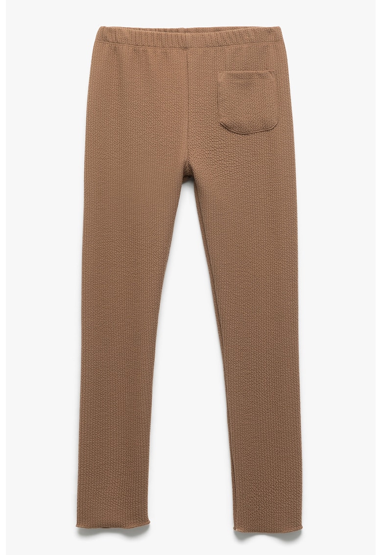 Oferte la Colanti striati cu un singur buzunar - Maro deschis