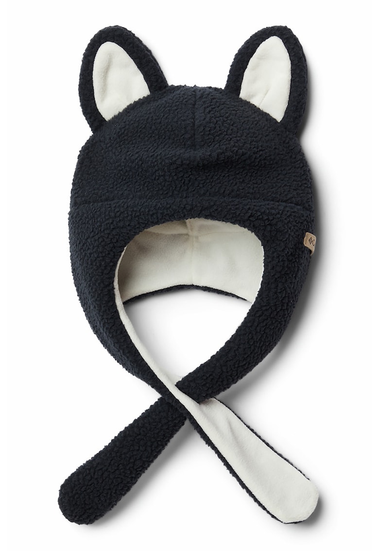 Oferte la Caciula cu clapa si model cu urechi Tiny Animal - Negru