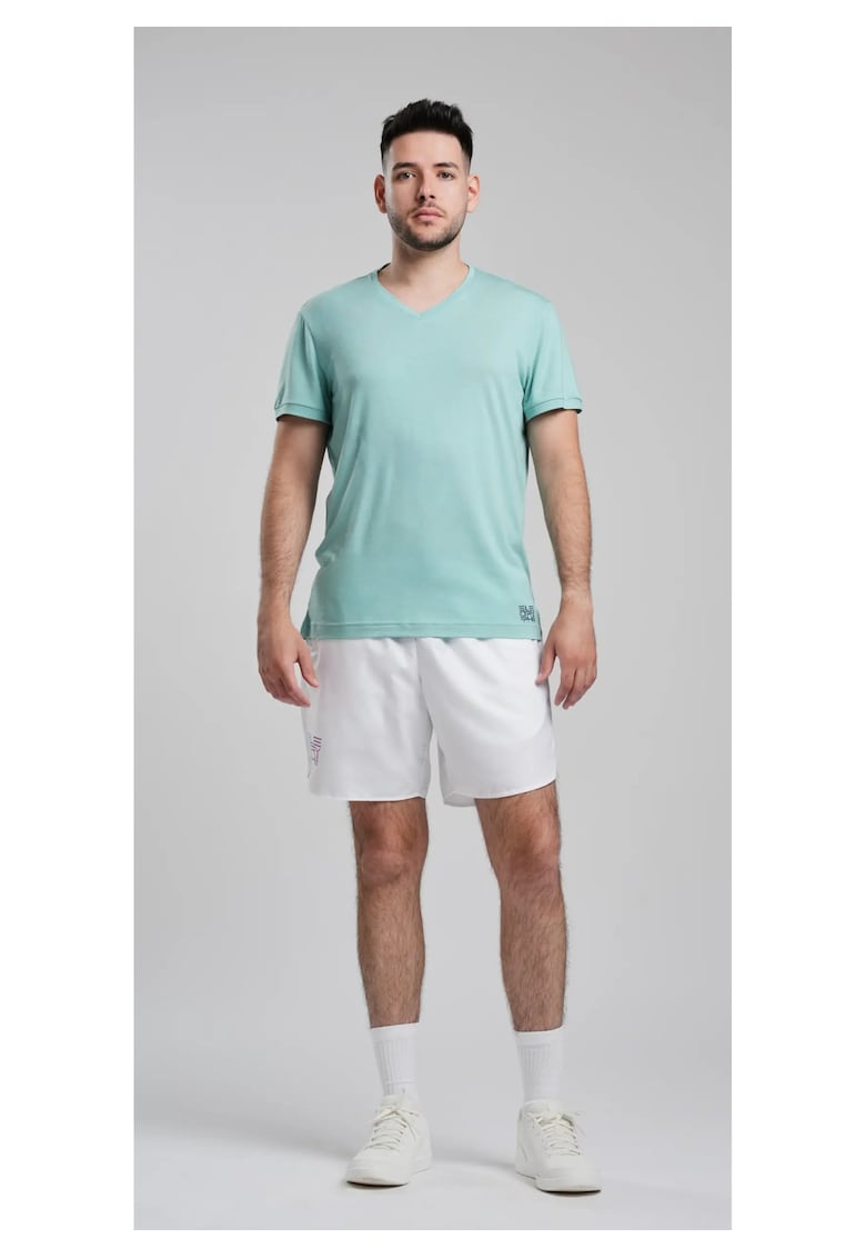 Oferte la Tricou streetwear unisex  Elevate - Albastru turcoaz