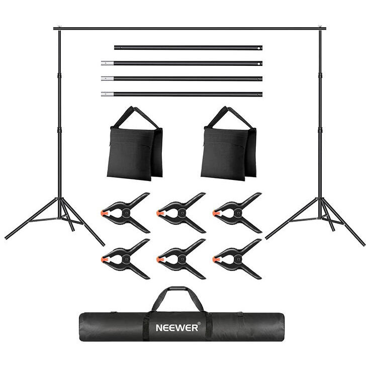 Oferte la Accesoriu Camera Video Actiune , Aluminiu, Reglabil, 70 x 210cm, 1.5 x 3m, Negru