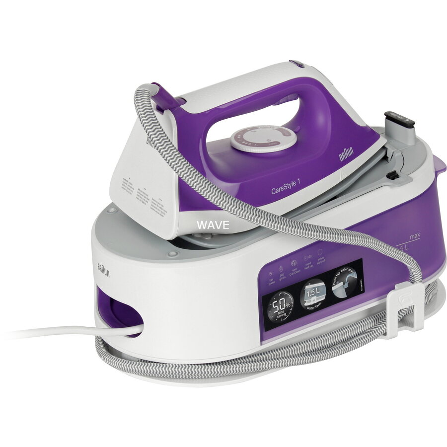 Oferte la Braun CareStyle 1 IS 1014 VI, steam ironing station (white/purple)