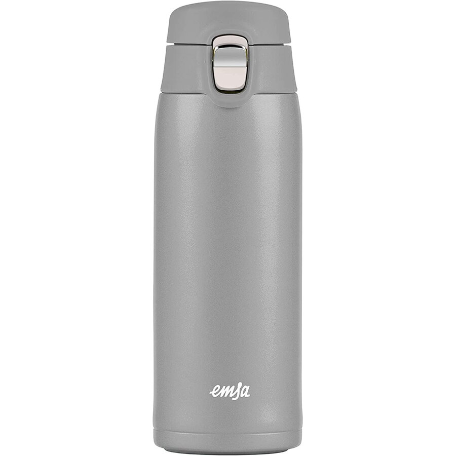 Oferte la TRAVEL MUG light thermal mug 0.4 liters (silver, flip lid)