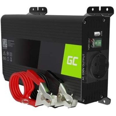 Oferte la Invertor de Tensiune Green Cell PSUP-INV/PSW/PRO-12V300W-GC PRO 12V-230V, 300W,INVGC05,/ unda sinusoidala pura