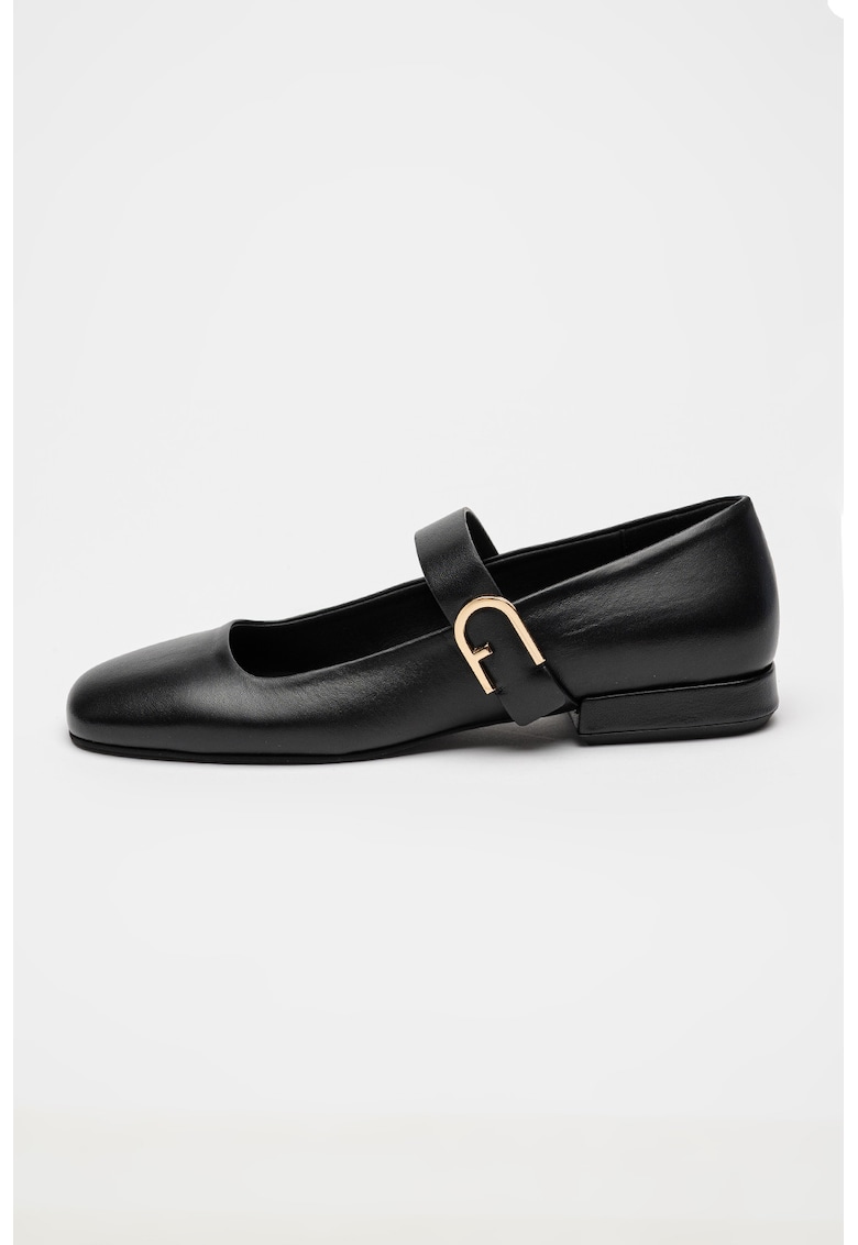 Oferte la Balerini din piele cu catarame
