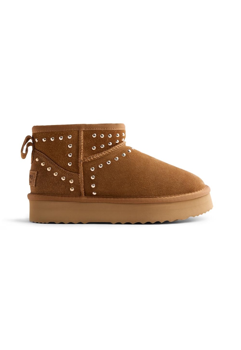 Oferte la Ghete de piele intoarsa Agder Australian - Maro