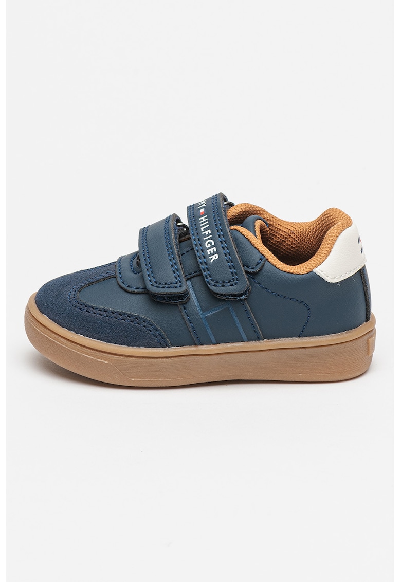 Oferte la Pantofi sport low-cut cu velcro - Caramel/Bleumarin