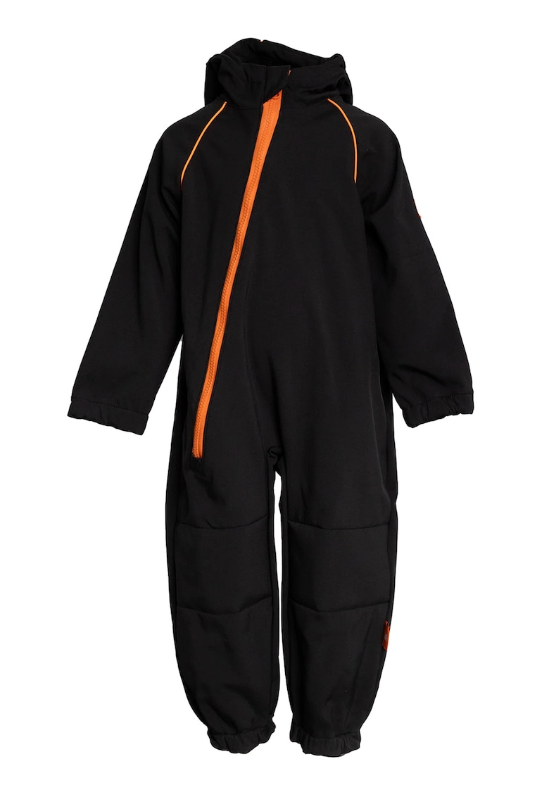 Oferte la Salopeta impermeabila cu gluga Softshell - Negru/Portocaliu