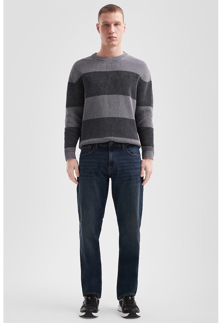 Oferte la Blugi regular fit cu 5 buzunare - Albastru inchis