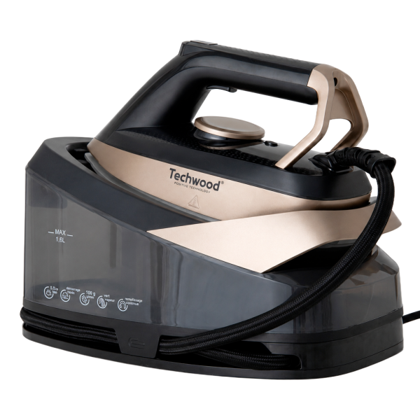 Oferte la Statie de calcat Techwood TC-2486, 5.5 bari, talpa ceramica, 1.6L, 2000W