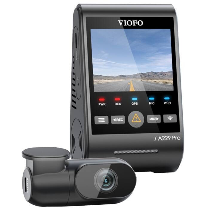 Oferte la Camera Auto Duala A229 PRO 2CH 4K + 2K Wi-Fi GPS Integrat Negru