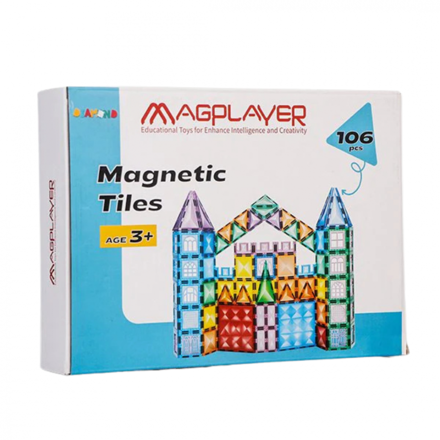 Oferte la Set de Constructie Magnetic 3D  106x Piese +3ani Multicolor