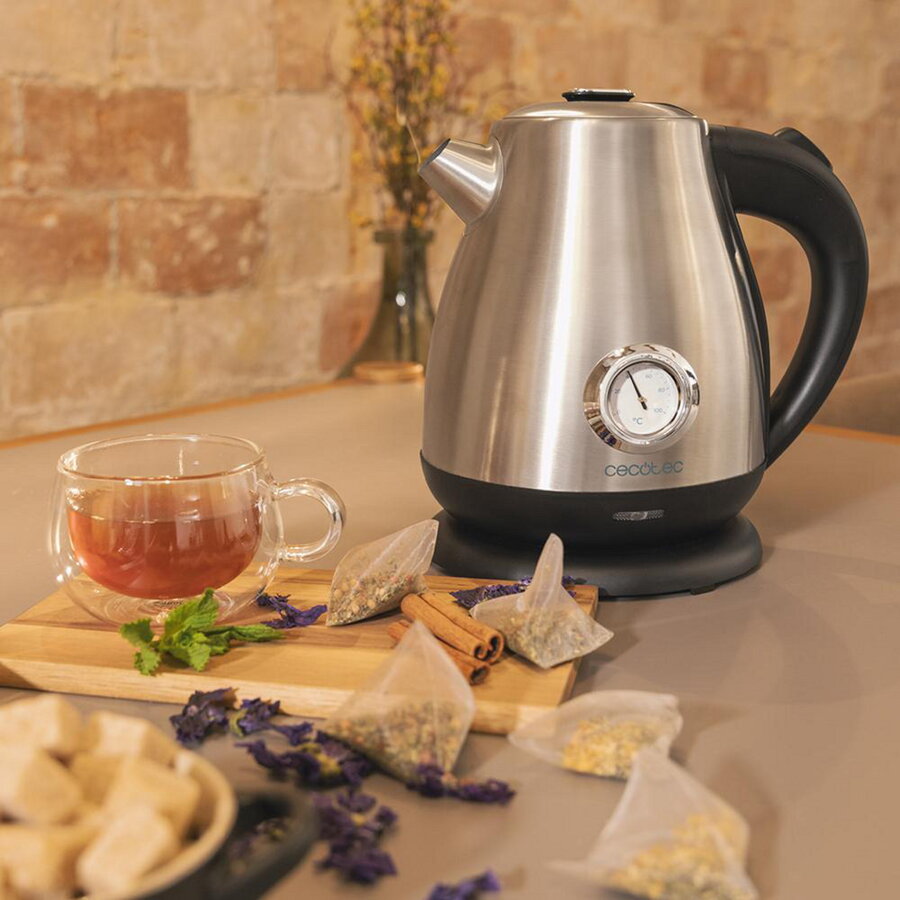 Oferte la Fierbator Thermosense 620 Retro Steel, kettle stainless steel/black, 2,200 watts, 1.7 liters