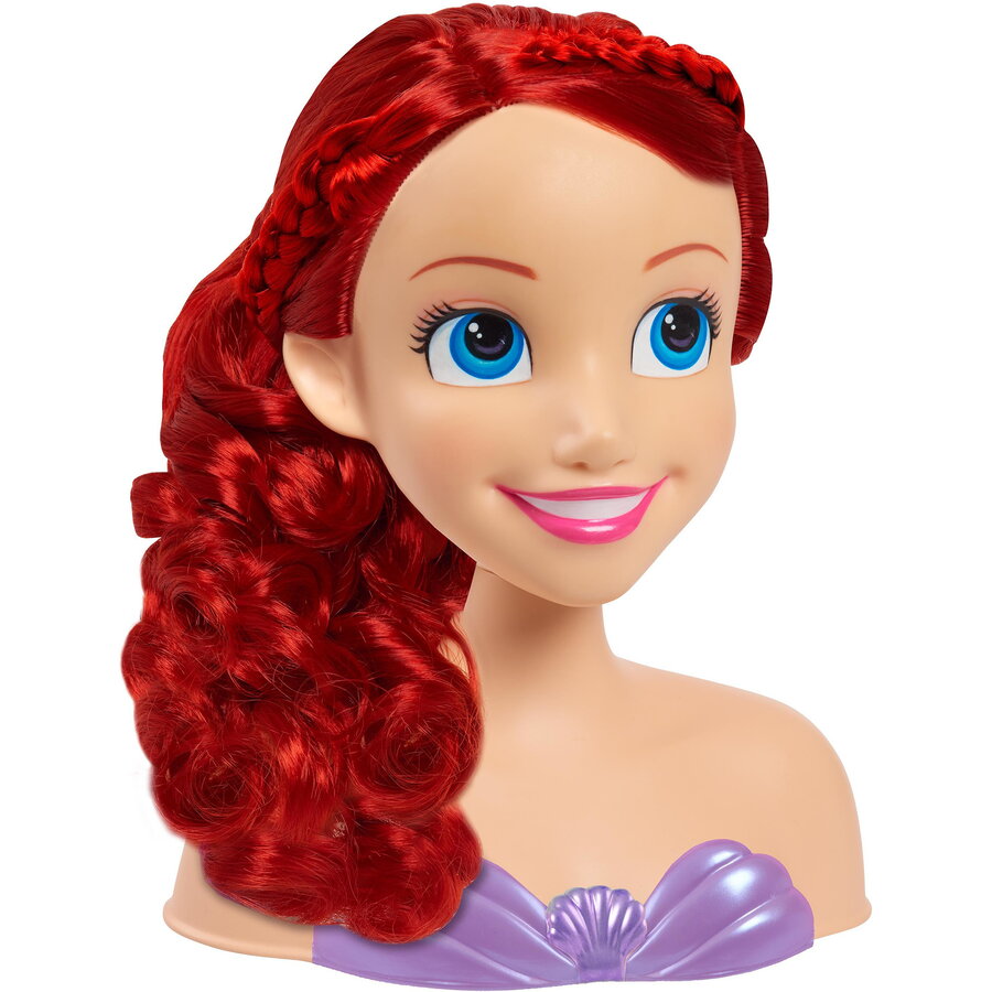 Oferte la Just Play Disney Princess - Ariel Styling Head, Make-up and Hairdressing Head