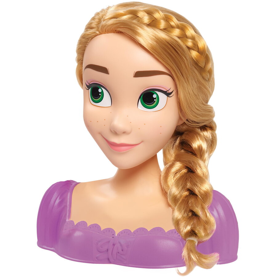 Oferte la Just Play Disney Princess - Rapunzel Styling Head, Make-up and Hairdressing Head