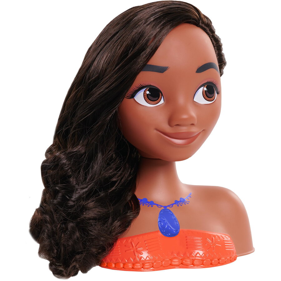 Oferte la Just Play Disney Princess - Vaiana Styling Head, Make-up and Hairdressing Head