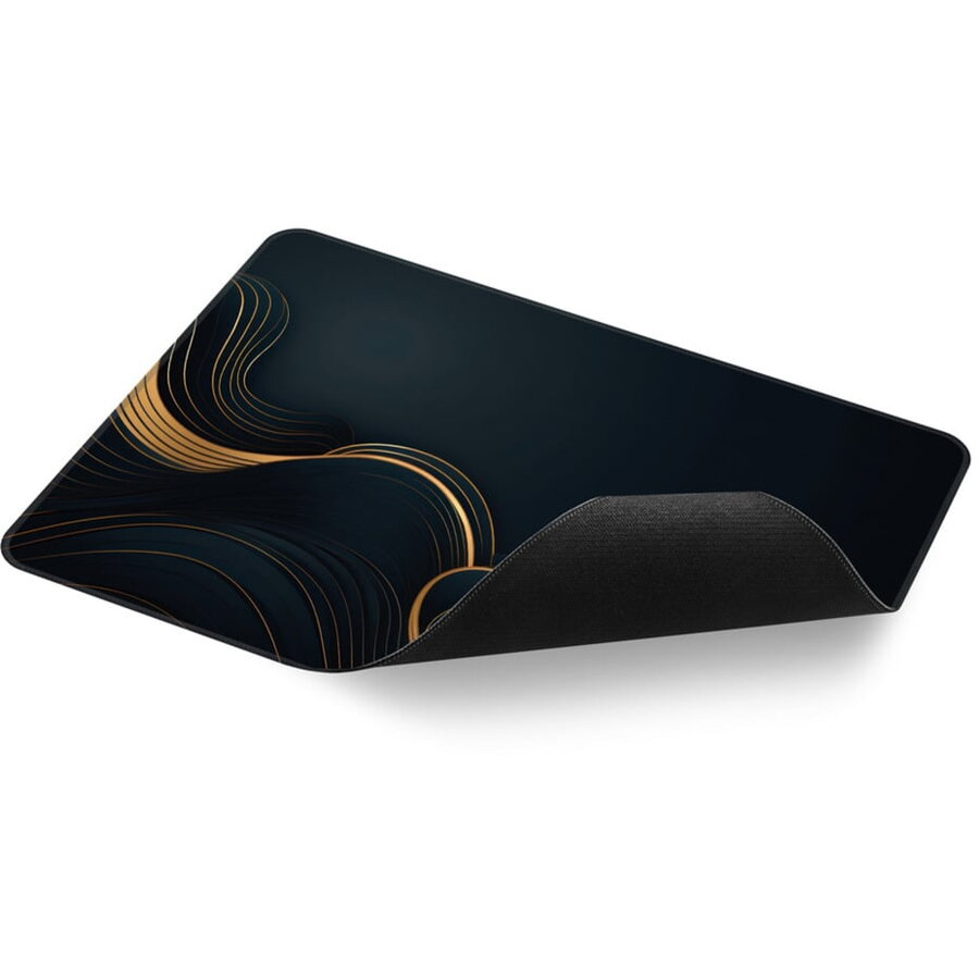 Oferte la Mousepad SKILLER SGP35 D2, gaming mouse pad black/gold, size L