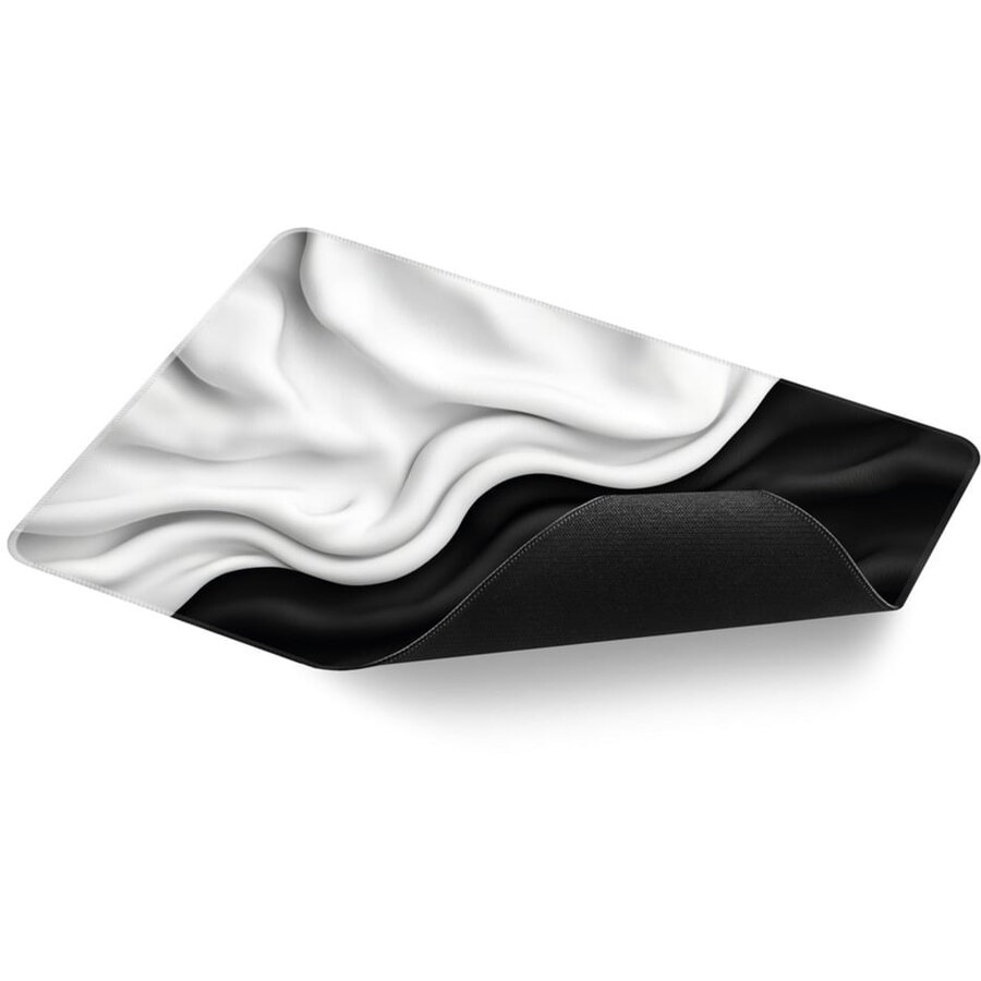 Oferte la Mousepad SKILLER SGP35 D1, gaming mouse pad black/white, size M