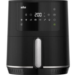 Oferte la Braun MultiFry 3 HF3030 hot air fryer, black (matte), 1500 watts, 4.3 liter basket