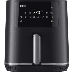 Oferte la Braun MultiFry 5 HF5030 hot air fryer, black/silver, 1700 watts, 6.0 liter basket