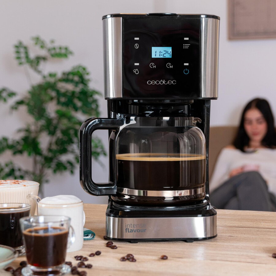 Oferte la Cafetiera Coffee 66 Drop & Touch, filter coffee machine, stainless steel/black, 950 watts
