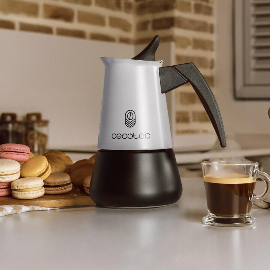 Oferte la Cafetiera Piccolina 600, coffee maker light blue/black, 300 ml | 6 cups