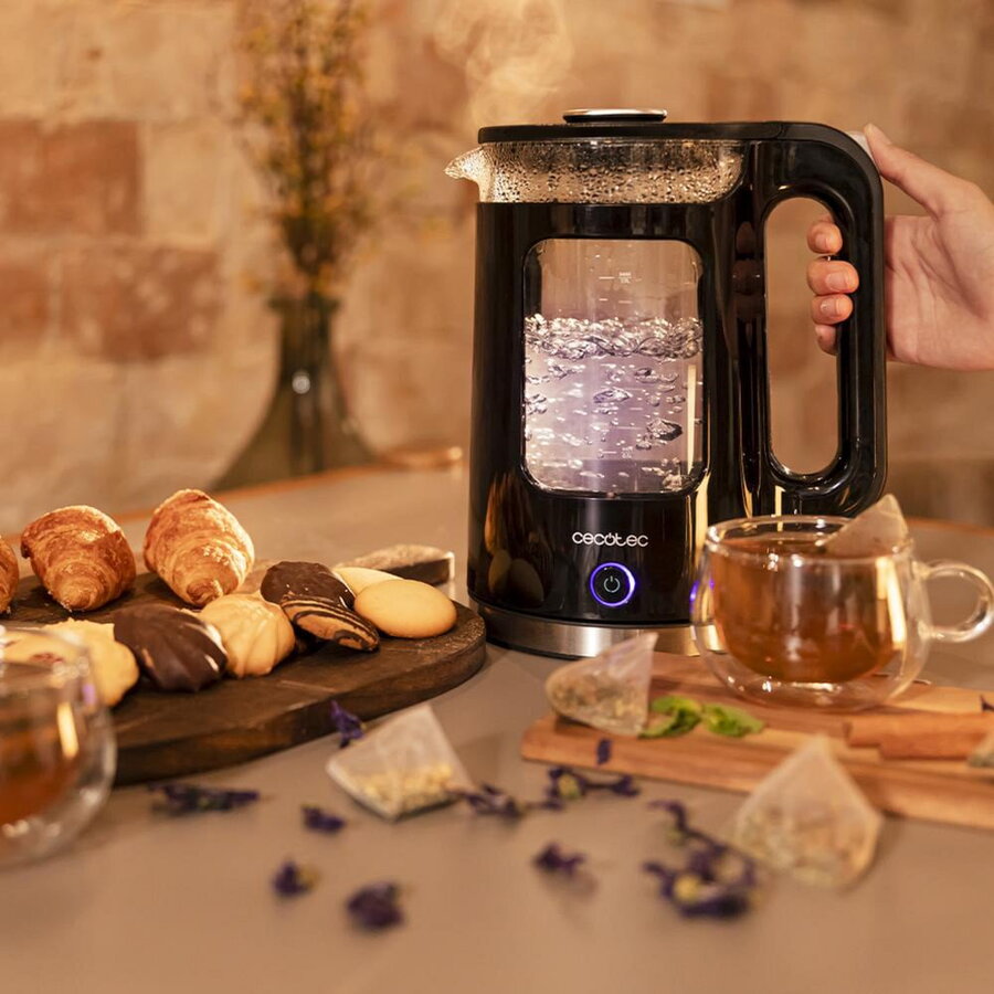 Oferte la Fierbator Thermosense 330 Glassy, kettle black, 2200 watts, 1.7 liters