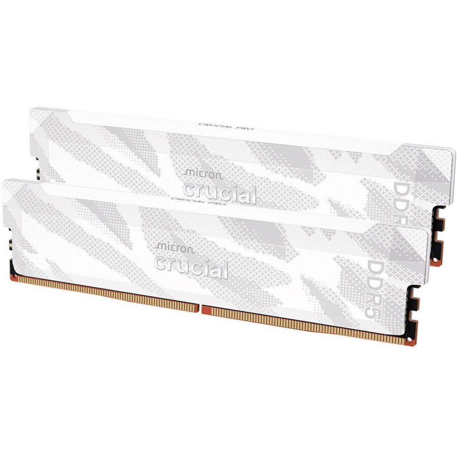 Oferte la Memorie DDR5 - 32GB -6400 - CL - 32 (2x 16 GB) Dual Kit, White Memory, CP2K16G64C32U5W, Pro, INTEL XMP, AMD EXPO