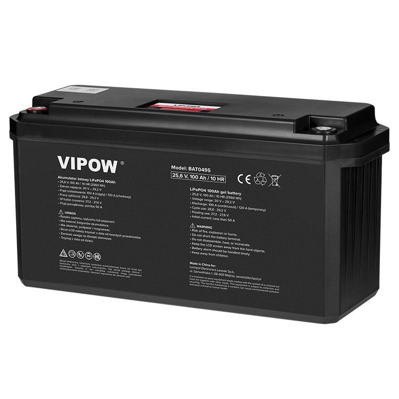 Oferte la Acumulator LifePo4 24V 100Ah, BMS, VIPOW BAT0495