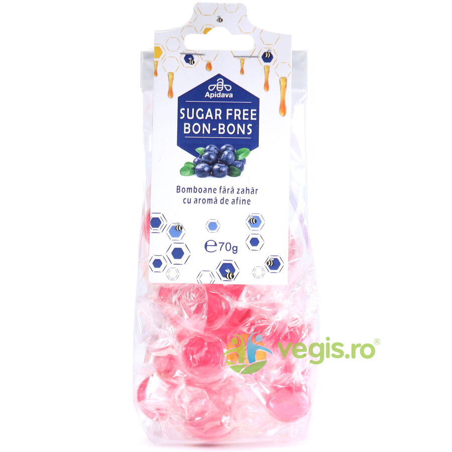 Oferte la Bomboane cu Aroma de Afine fara Zahar Adaugat 70g