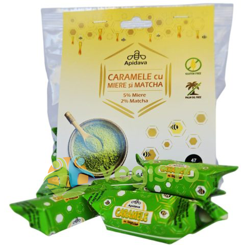 Oferte la Caramele cu Miere si Matcha 150g