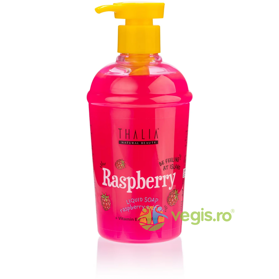 Oferte la Sapun Lichid cu Extract de Zmeura + Vitamina E + Pantenol Be Feeling at Island 400ml