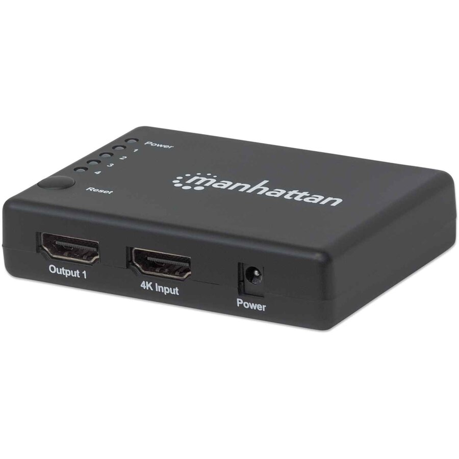Oferte la Splitter Manhattan AV HDMI 1xIN 4xOUT, 4K@30Hz, Negru