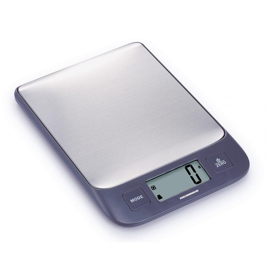 Oferte la Cantar de bucatarie Heinner HKS-5IXBK, 5 Kg, 1g, tara, functie cantarire lichide, display LCD, Inox