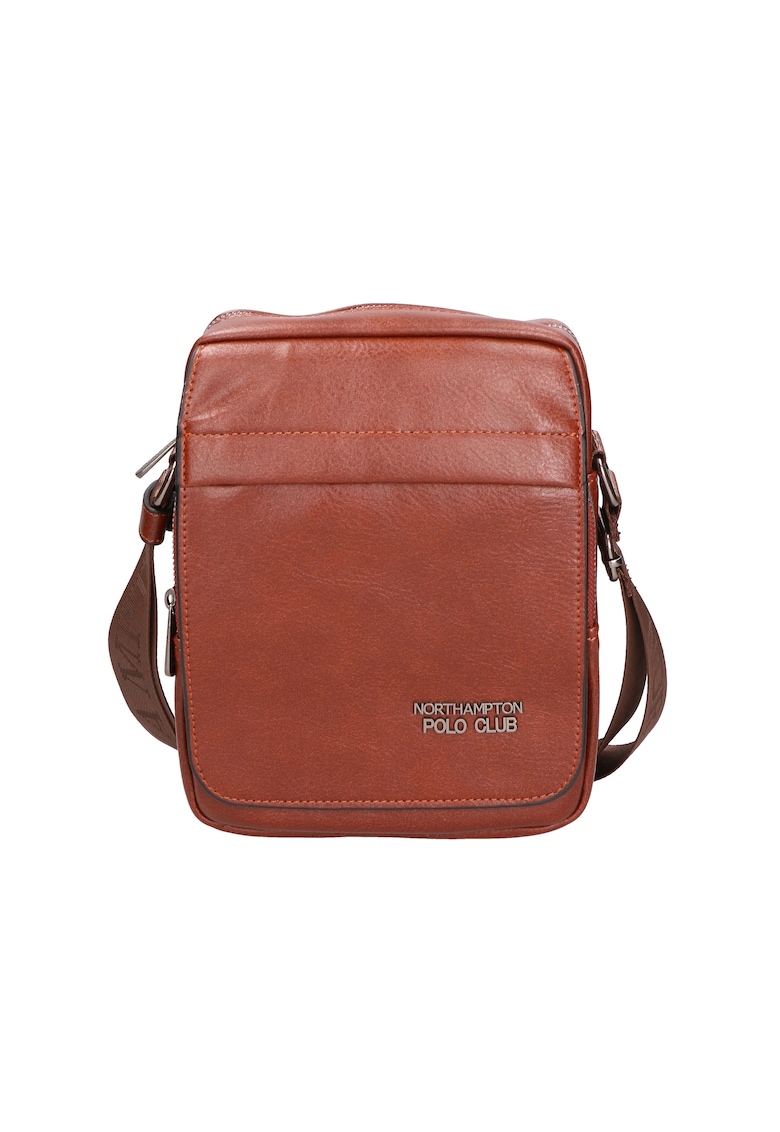 Oferte la Geanta crossbody de piele ecologica 24583 - Maro inchis