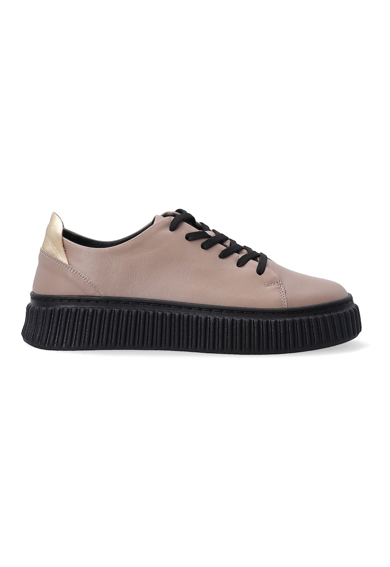 Oferte la Pantofi sport din piele naturala cu talpa wedge