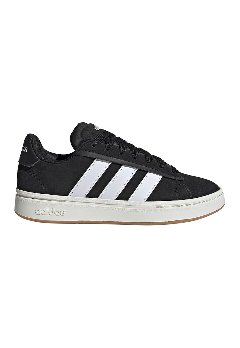 Oferte la Pantofi sport Grand Court Alpha de piele intoarsa ecologica - Negru